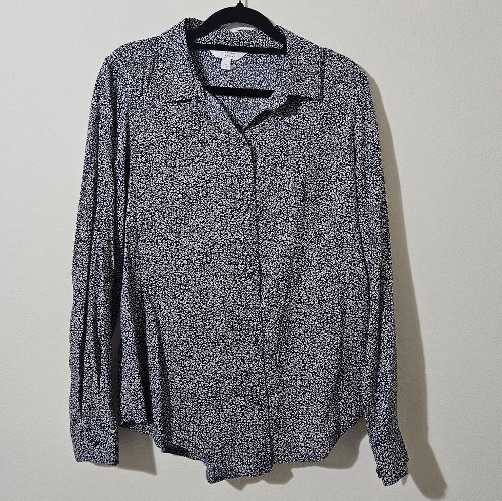 Lauren Conrad Button Front Blouse